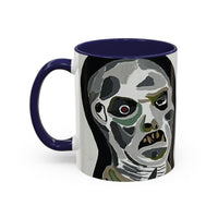 3 amigos2.0 Zombie Skull Coffee Mug — Spooky Horror Accent Mug (11/15 oz)