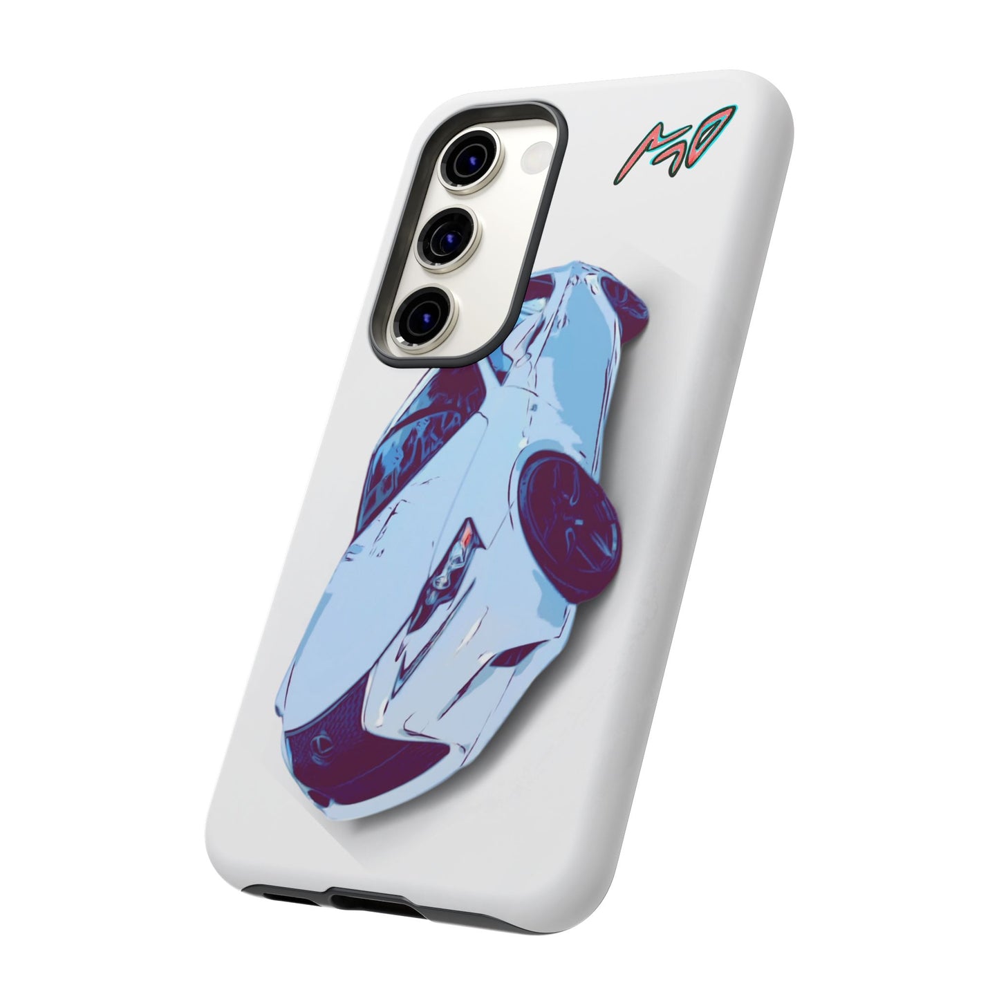 Melvin White Sports Car Phone Case - Retro Pop Art Supercar Protective Tough Case