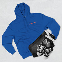 HEART ATTACK  Abstract Psyche Hoodie — Colorful Three-Panel Back Art Fleece Hoodie
