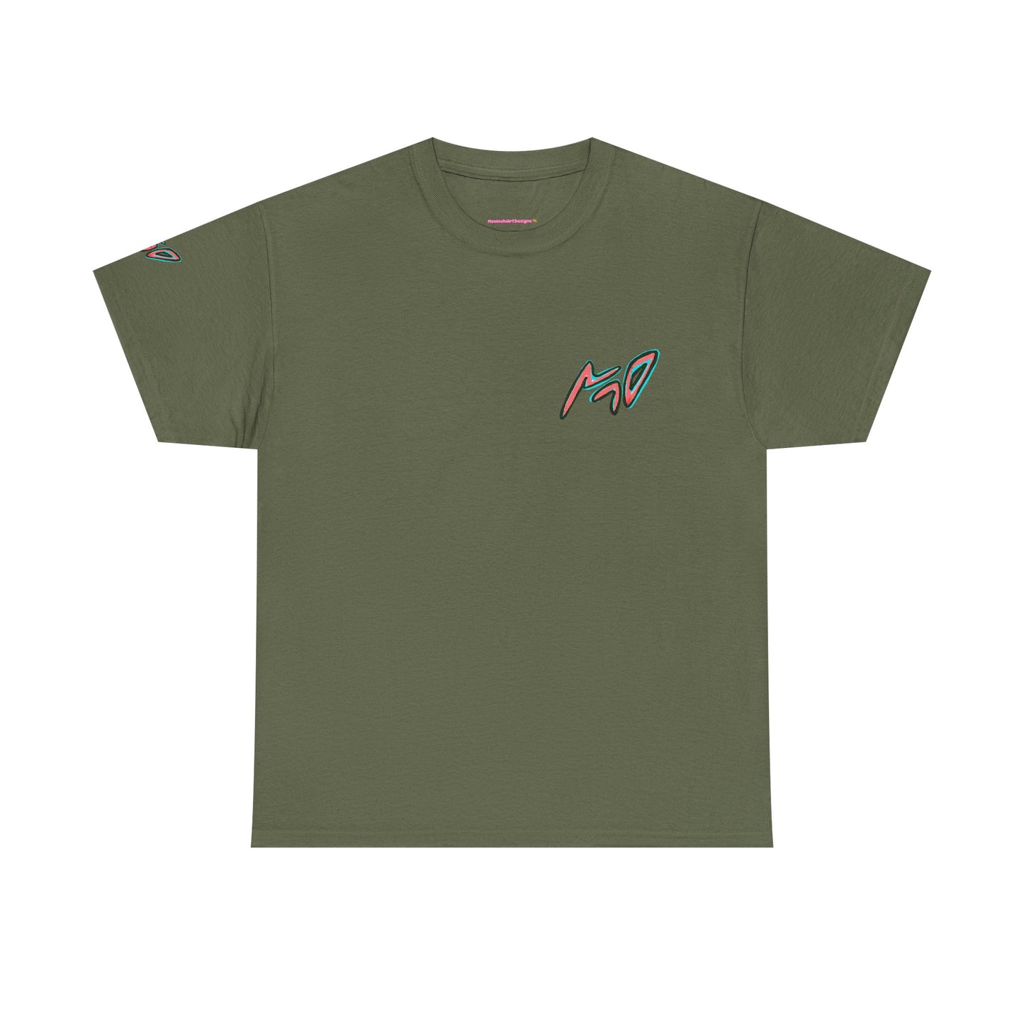 Graphic Tee — Colorful CRAZY TUNA  Illustration Back Print Tee