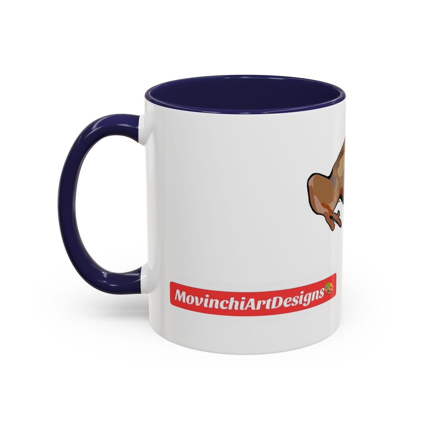 COQUI.  Frog Accent Coffee Mug — Cute Woodland Tree Frog Design (11/15 oz)