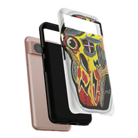 VINCENT.  Skull Riot Phone Case – Colorful Abstract Horror Art Protective Cover
