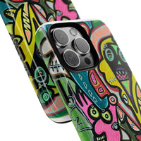 CONCERT  Abstract Graffiti Phone Case — Colorful Street Art Tough Cases