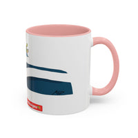 AERIAL.   Wave Accent Coffee Mug — Watersports Lover Gift