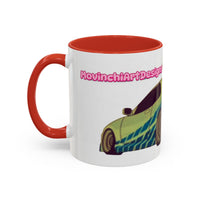 R34  Racing Skyline Accent Coffee Mug — Fast Car Drift Design (11/15oz)