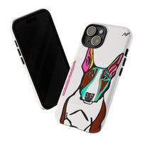 MR Bull Terrier Phone Case — Colorful Pop Art Tough Cases for Dog Lovers