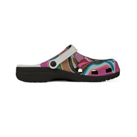 FLOW DOG  Pug Pop Art EVA Foam Clogs — Colorful Cartoon Dog Slip-On Shoes