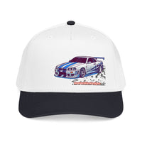 Racing Skyline Embroidered Cap — Vintage GT Sports Car Hat