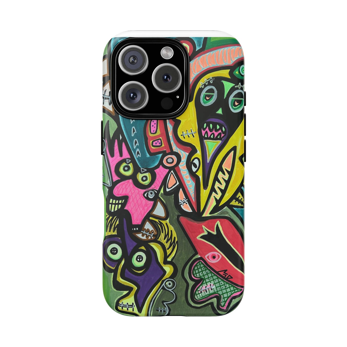 CONCERT  Abstract Graffiti Phone Case — Colorful Street Art Tough Cases