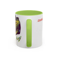 RX7  Coffee Mug — Yellow Sports Car Illustration Accent Mug