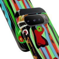 CRAZY.   Tribal Face Phone Case — Colorful Modern Art iPhone Cover