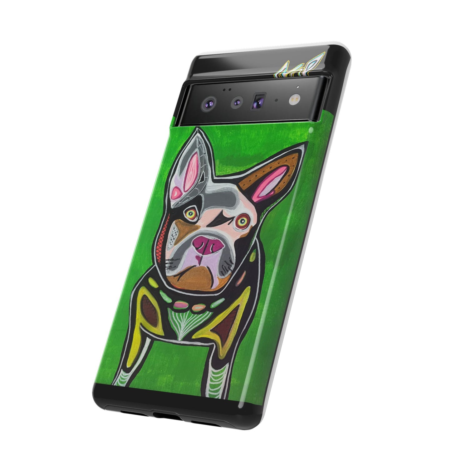 FRENCHIE  Art Phone Case – Colorful Pop Dog iPhone Cover