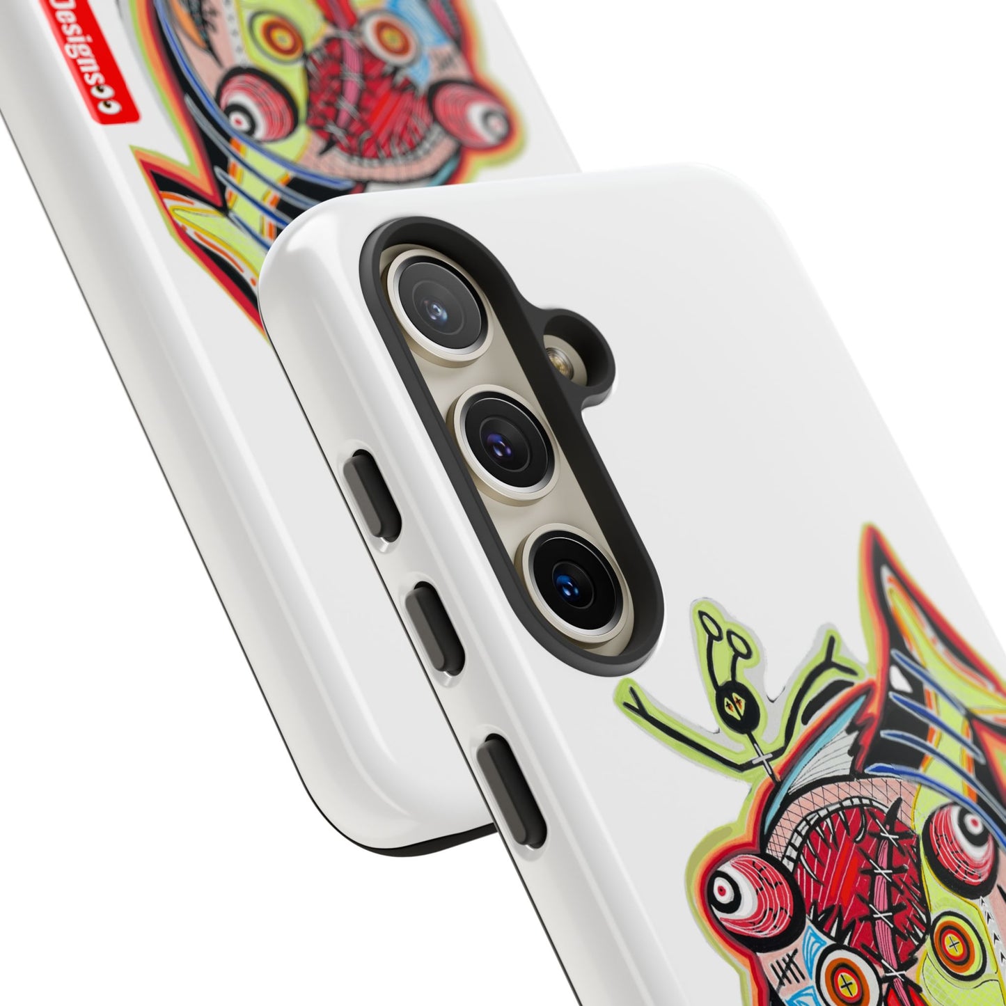 Phone Case — Colorful Abstract PARASITE  Fish Art Tough Cases