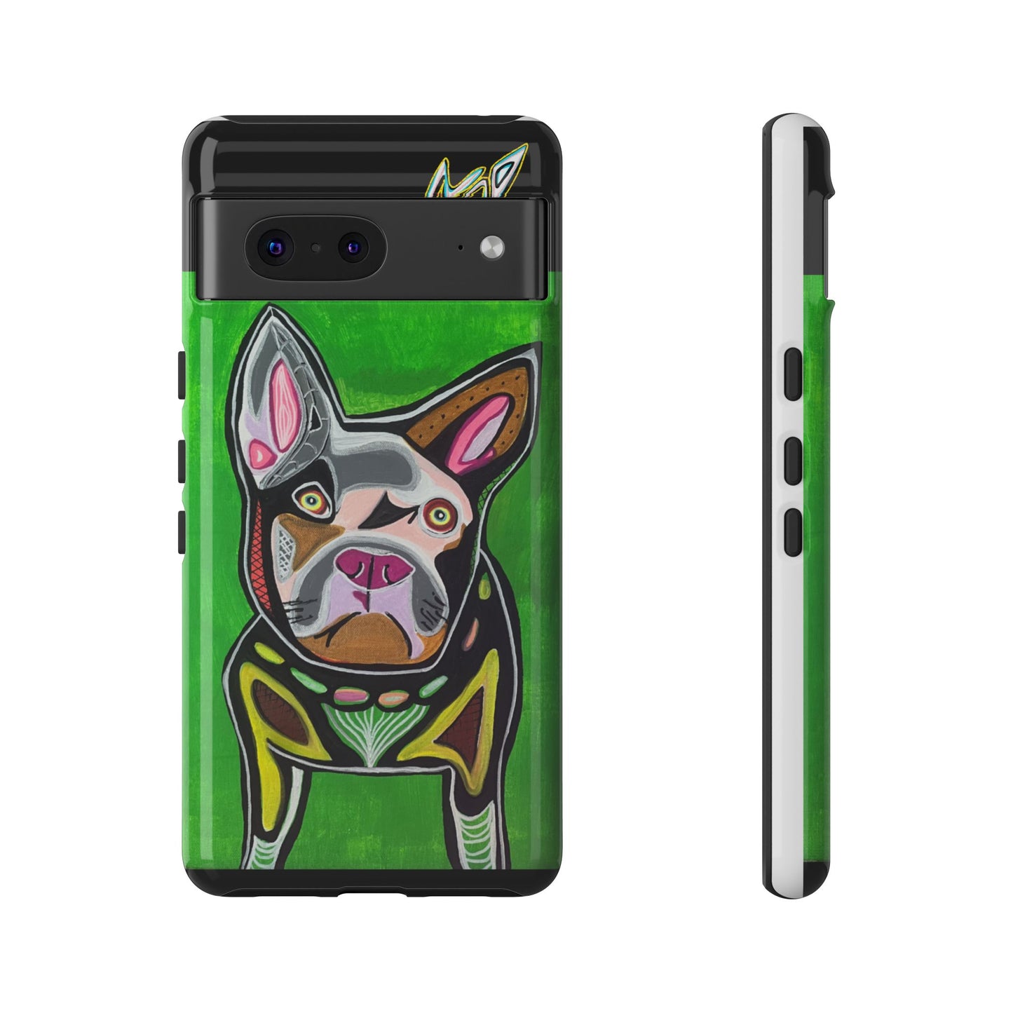 FRENCHIE  Art Phone Case – Colorful Pop Dog iPhone Cover