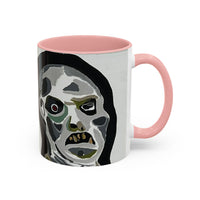 3 amigos Creepy Masked Faces Accent Coffee Mug – Horror Art 11/15oz