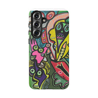 CONCERT  Abstract Graffiti Phone Case — Colorful Street Art Tough Cases
