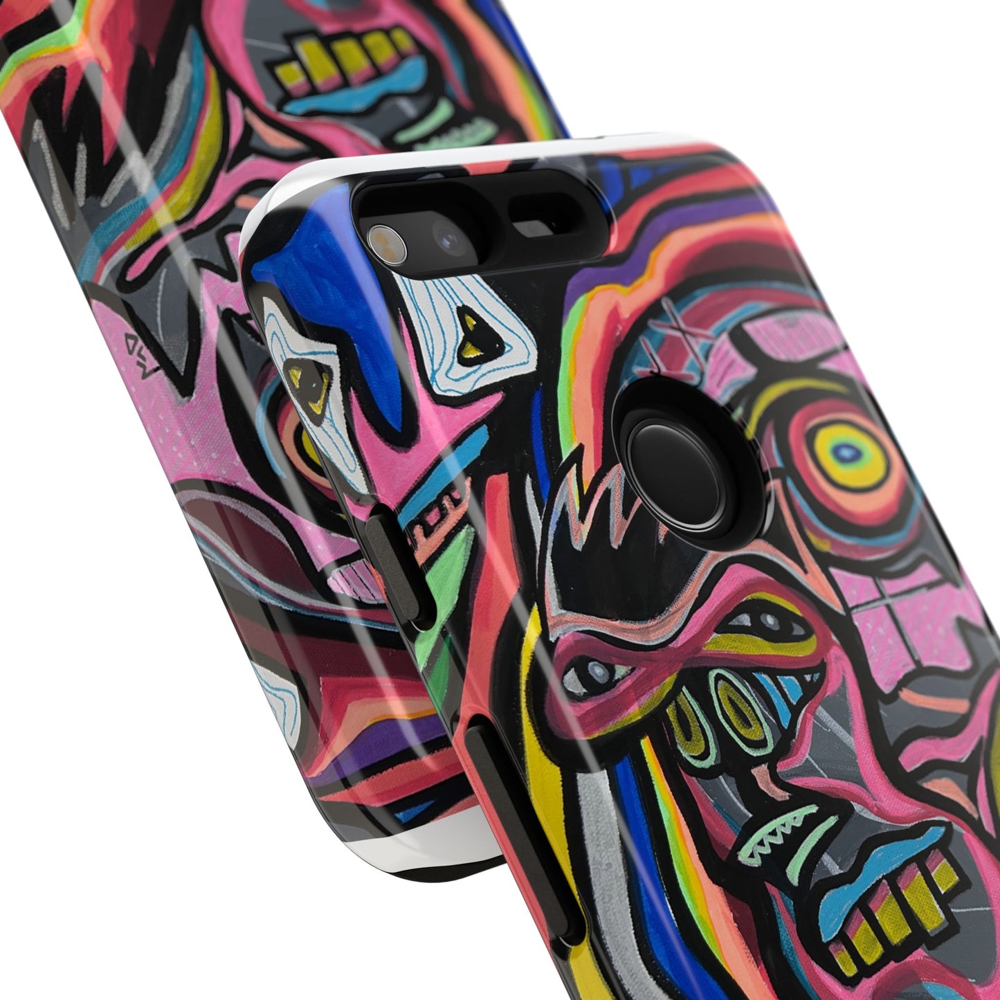 CRAZY Graffiti Phone Case — Colorful Street Art Protective Cover
