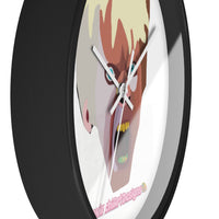 KAREN.  Screaming Face Wall Clock — Bold Pop Art Horror Home Decor