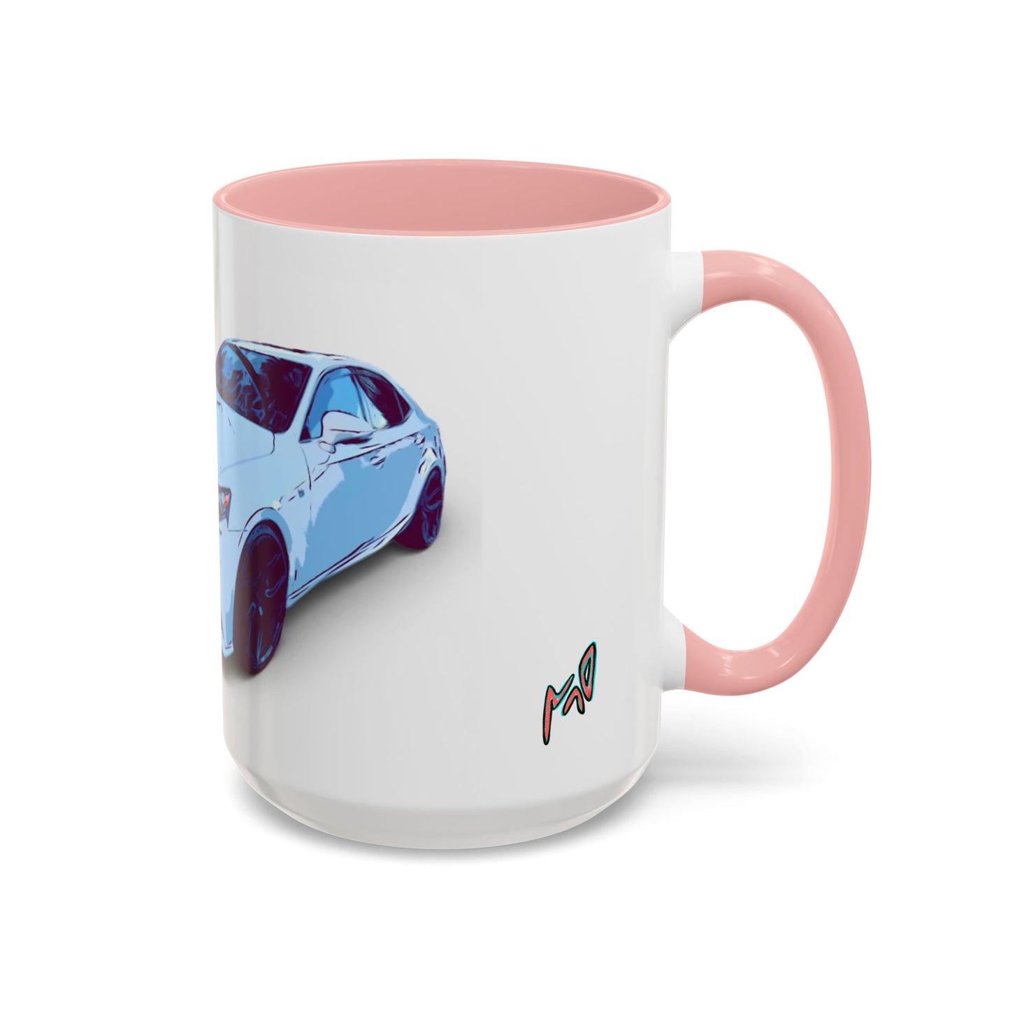 IS300 Car Lover Accent Coffee Mug – White Sports Sedan Design (11oz & 15oz)