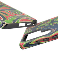 Abstract AFTERLIFE Phone Case — Bold Psychedelic Music Art