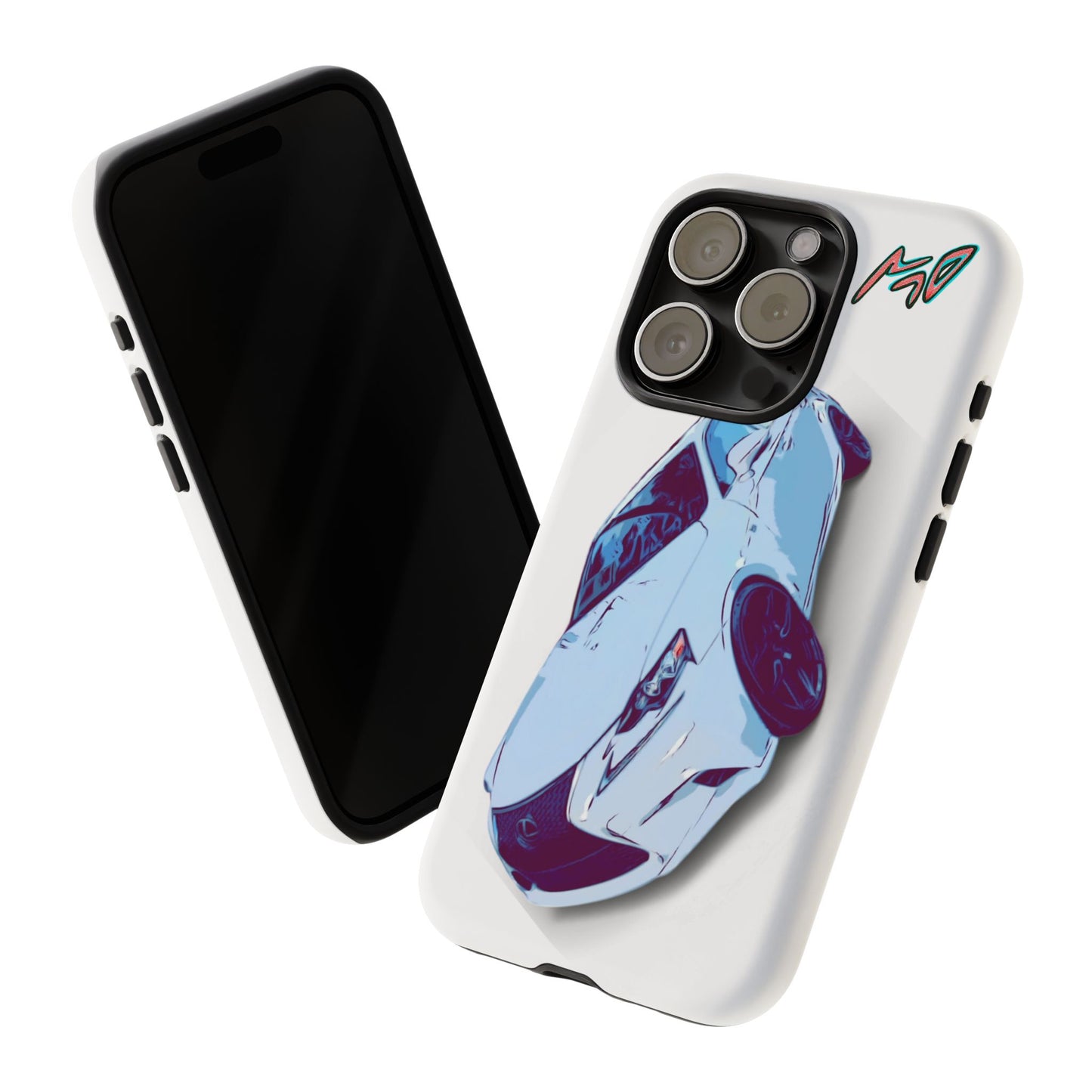 Melvin White Sports Car Phone Case - Retro Pop Art Supercar Protective Tough Case