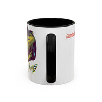 RX7  Coffee Mug — Yellow Sports Car Illustration Accent Mug