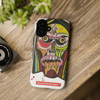 KUNTA.  Abstract Tribal Skull Phone Case — Colorful Street Art Protective Cover