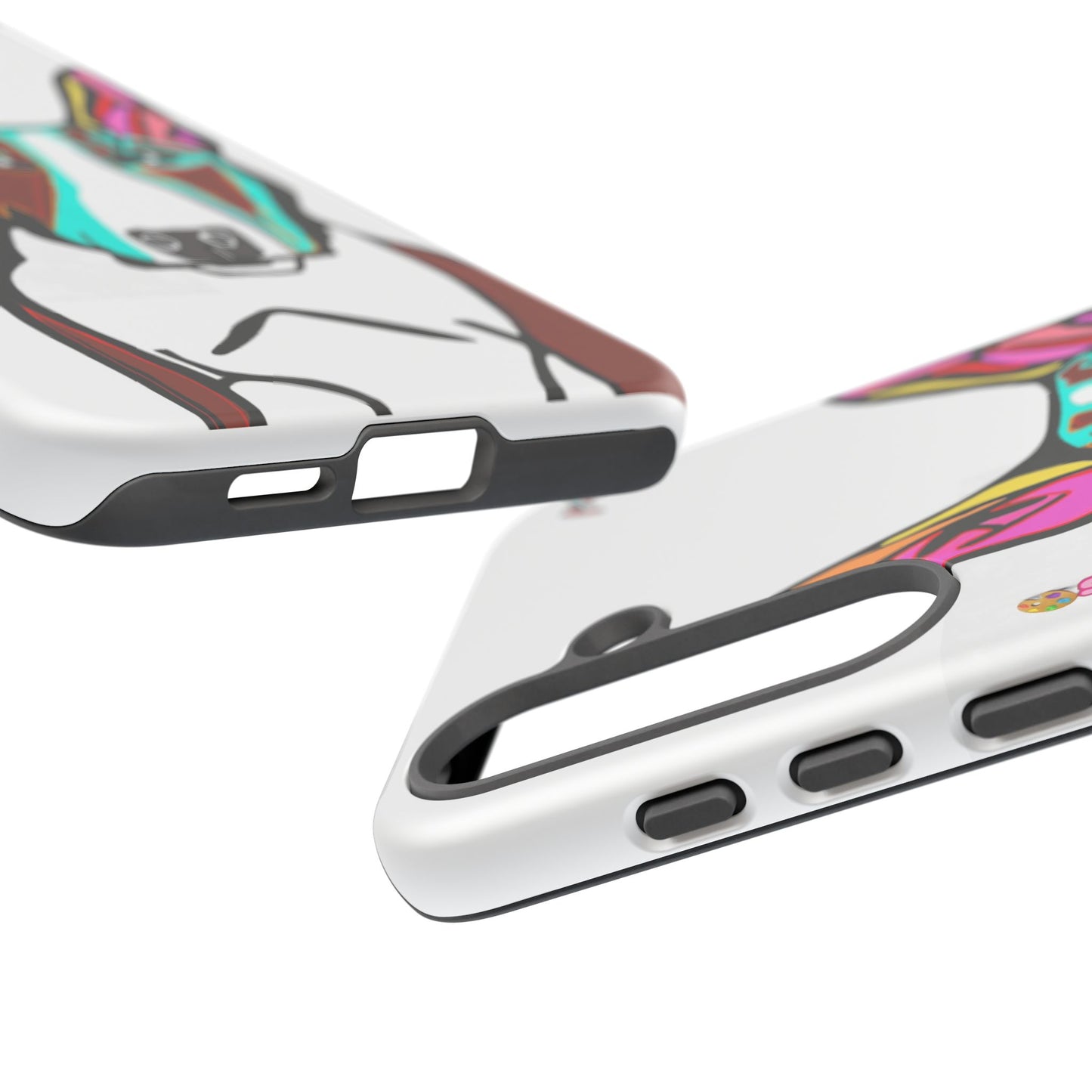MR Bull Terrier Phone Case — Colorful Pop Art Tough Cases for Dog Lovers
