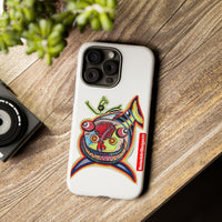 Phone Case — Colorful Abstract PARASITE  Fish Art Tough Cases