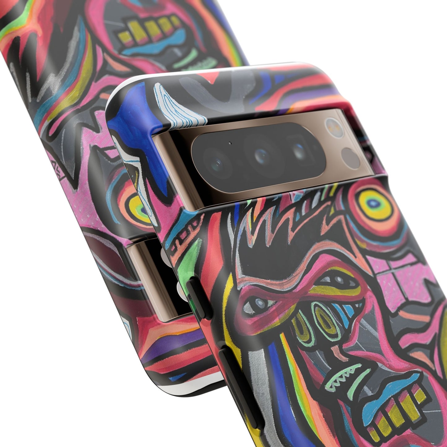 CRAZY Graffiti Phone Case — Colorful Street Art Protective Cover