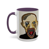 3 amigos Creepy Masked Faces Accent Coffee Mug – Horror Art 11/15oz