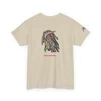 Graphic Tee — Colorful CRAZY TUNA  Illustration Back Print Tee