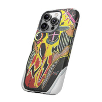 VINCENT.  Skull Riot Phone Case – Colorful Abstract Horror Art Protective Cover