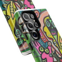 CONCERT  Abstract Graffiti Phone Case — Colorful Street Art Tough Cases