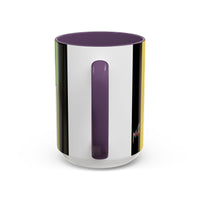 SAN SEBASTIAN2.0 Colorful Canal Houses Accent Coffee Mug — Bright European Street Art Ceramic Mug (11/15oz)