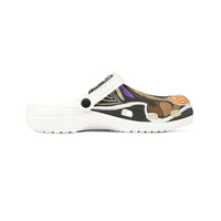Artistic PITBULL  Dog Print EVA Foam Clogs — All-Over-Print Comfortable Slip-On Shoes