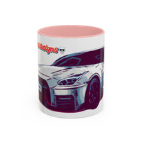 R35.  Sports Car Accent Mug — Nissan GT-R Inspired Coffee Cup (11/15oz)