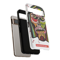 KUNTA.  Abstract Tribal Skull Phone Case — Colorful Street Art Protective Cover