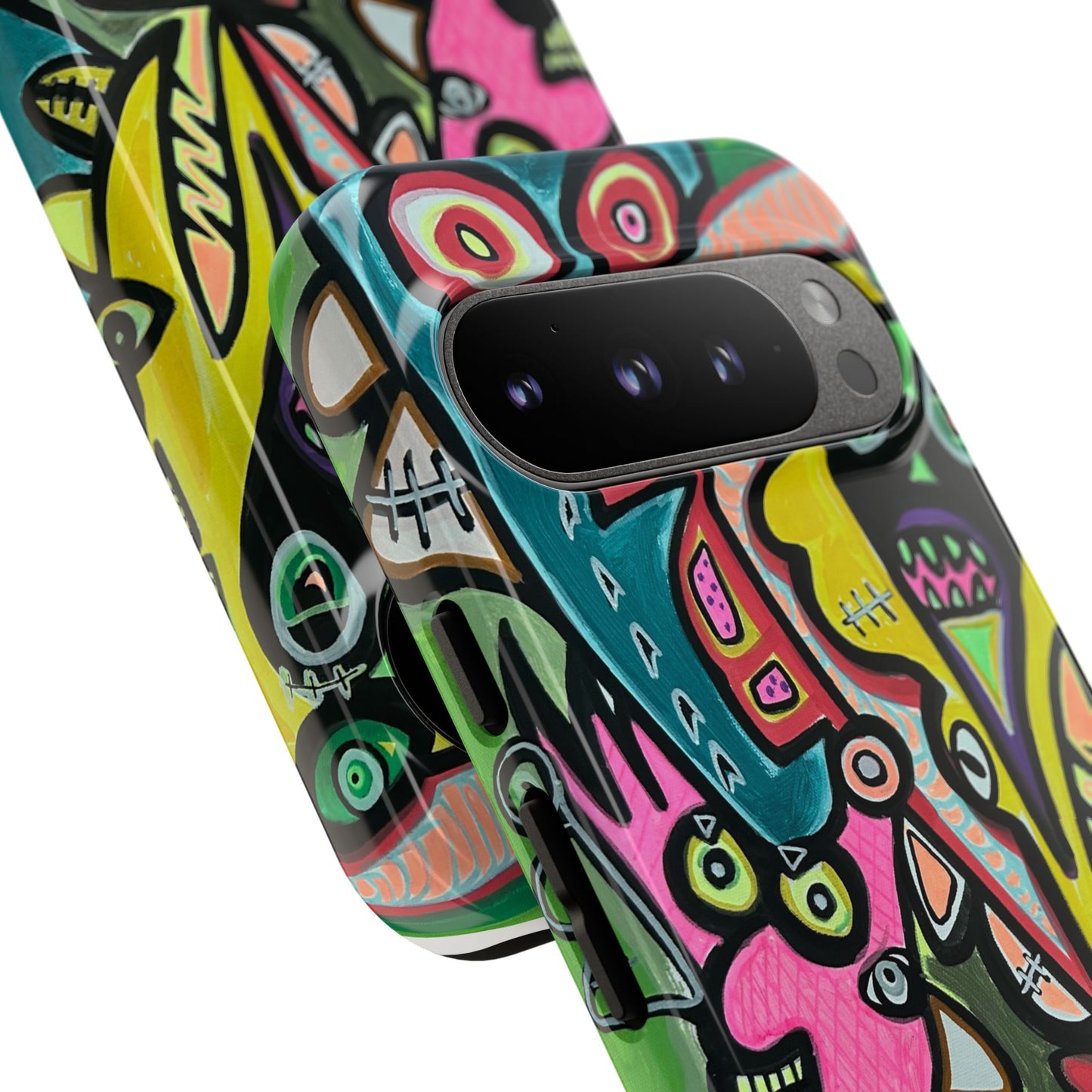 CONCERT  Abstract Graffiti Phone Case — Colorful Street Art Tough Cases