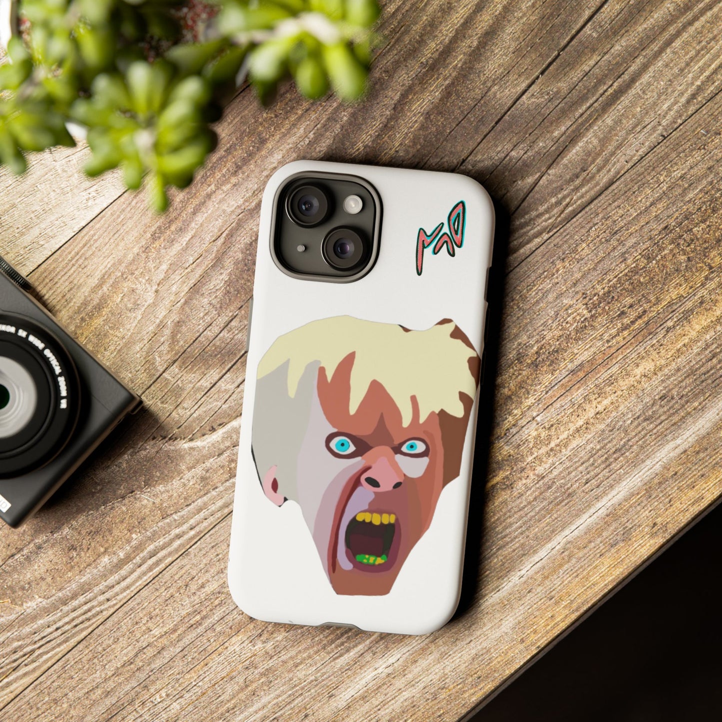 KAREN.  Phone Case — Retro Horror Face Graphic ("Tough Cases")
