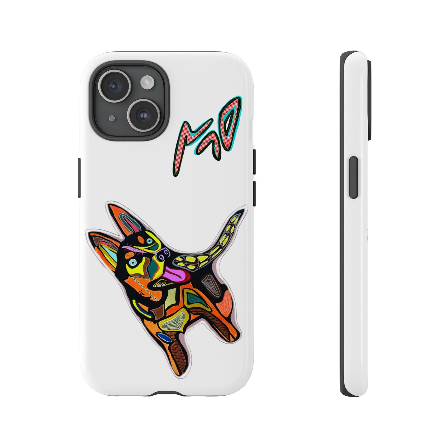 HUSKY  Colorful Abstract Dog Phone Case — 'MAD' Signature Protective Case