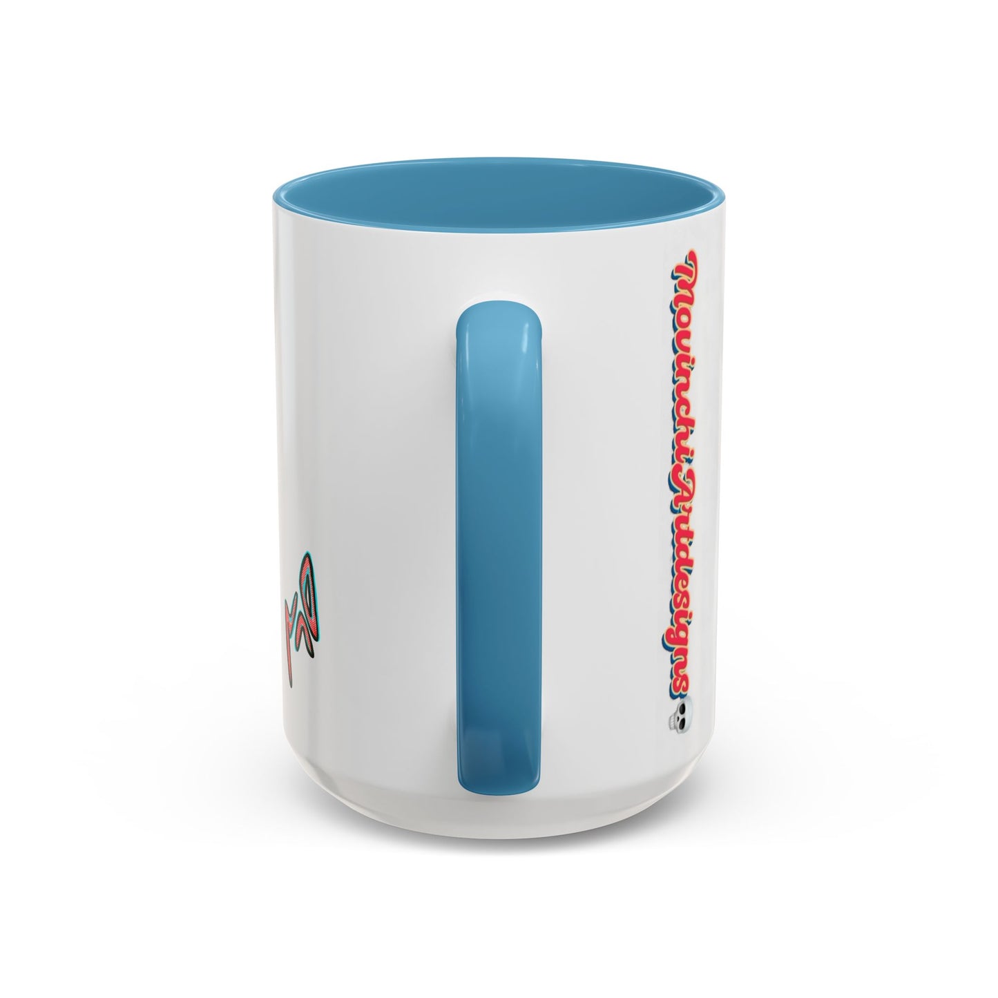 Edgy 3x  Horror Face Accent Coffee Mug (11/15oz) — 'ANAL 3X' Graphic