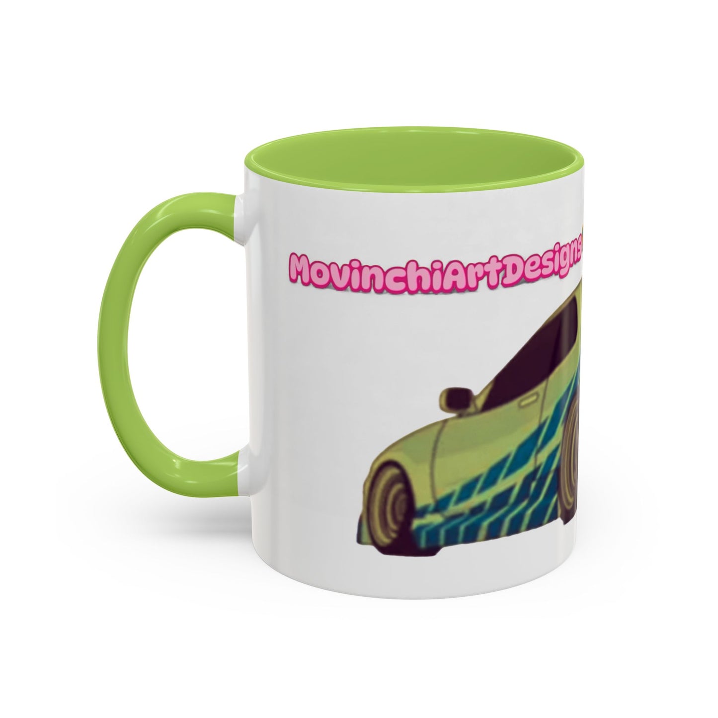 R34  Racing Skyline Accent Coffee Mug — Fast Car Drift Design (11/15oz)