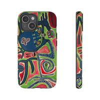 Abstract AFTERLIFE Phone Case — Bold Psychedelic Music Art