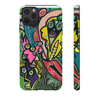 CONCERT  Abstract Graffiti Phone Case — Colorful Street Art Tough Cases