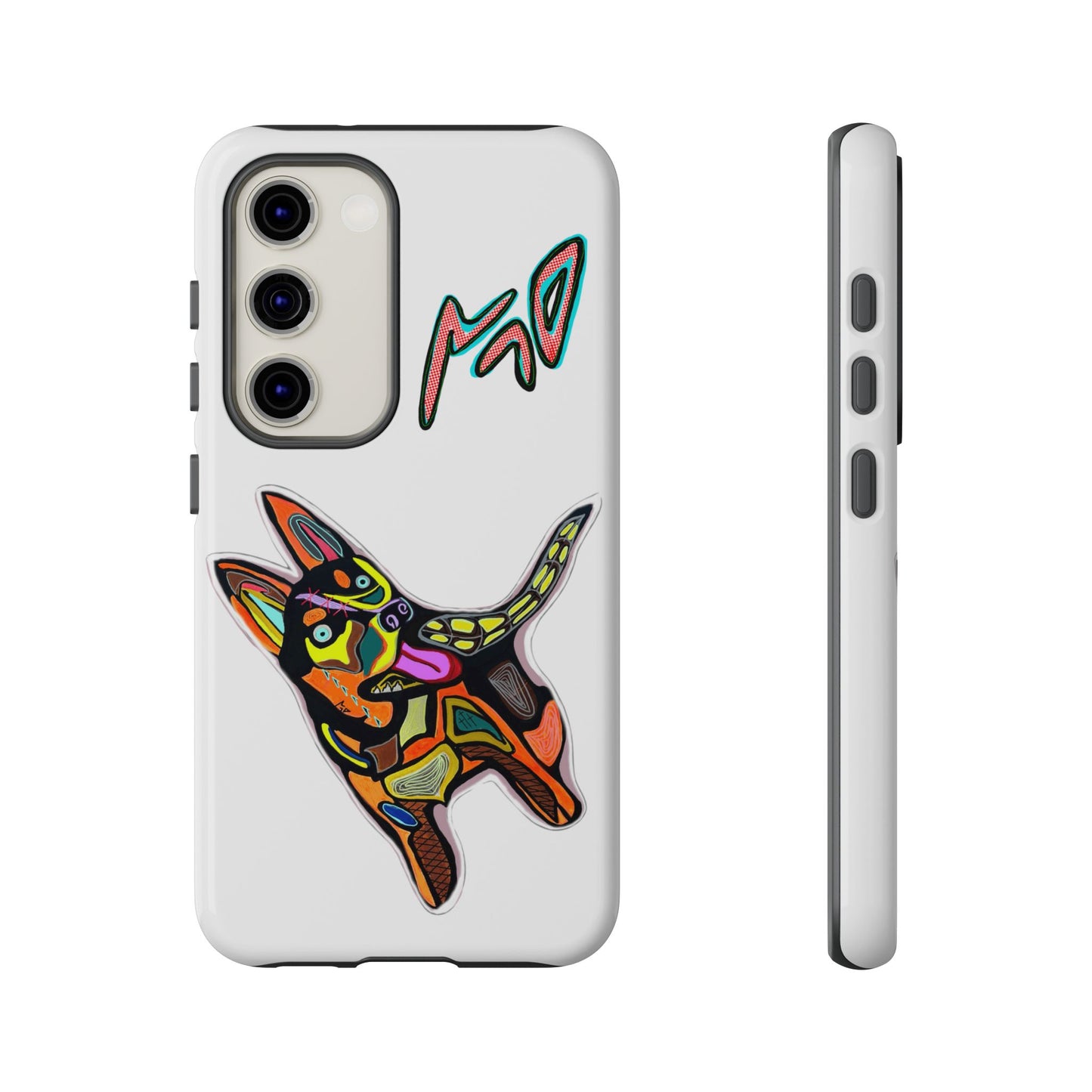 HUSKY  Colorful Abstract Dog Phone Case — 'MAD' Signature Protective Case