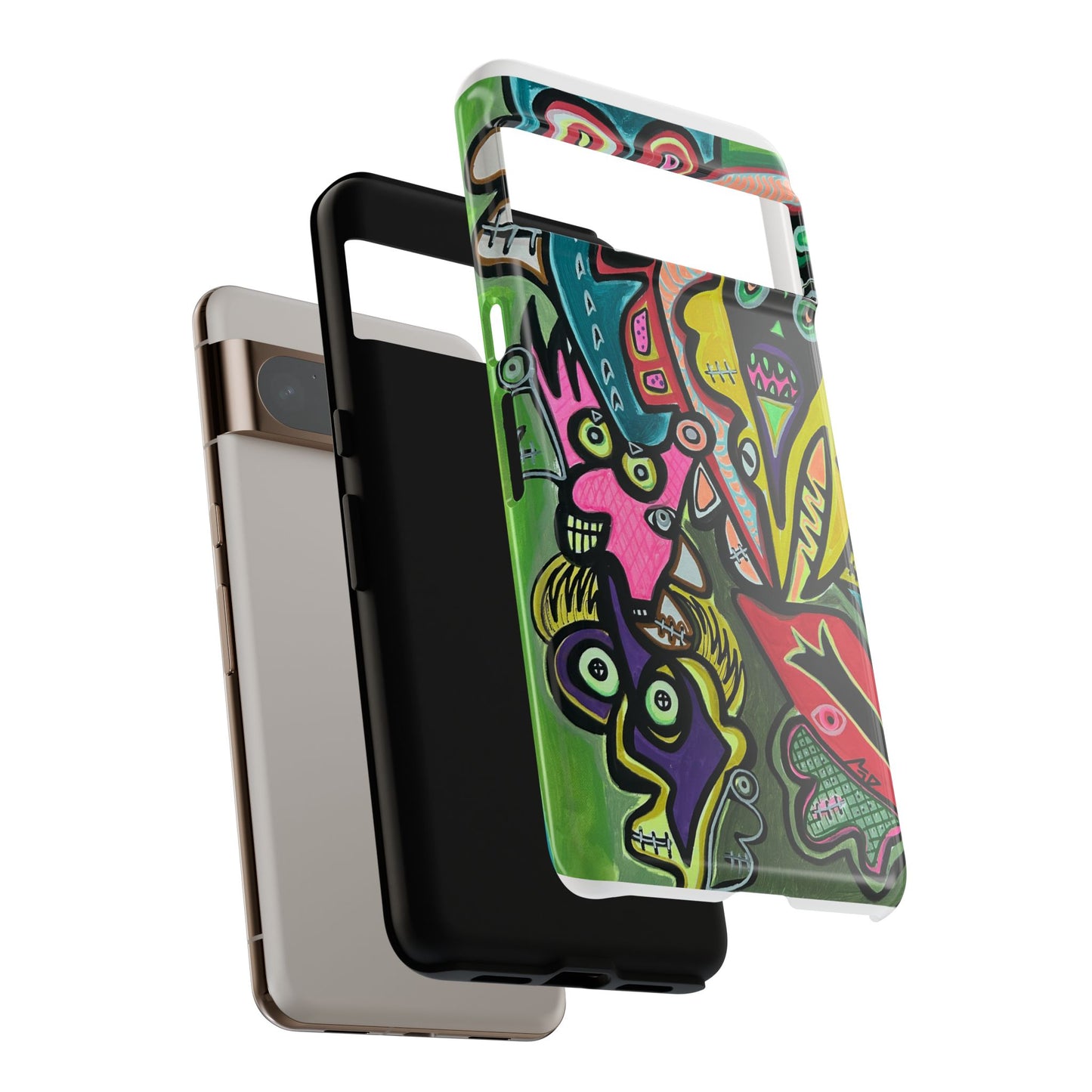 CONCERT  Abstract Graffiti Phone Case — Colorful Street Art Tough Cases