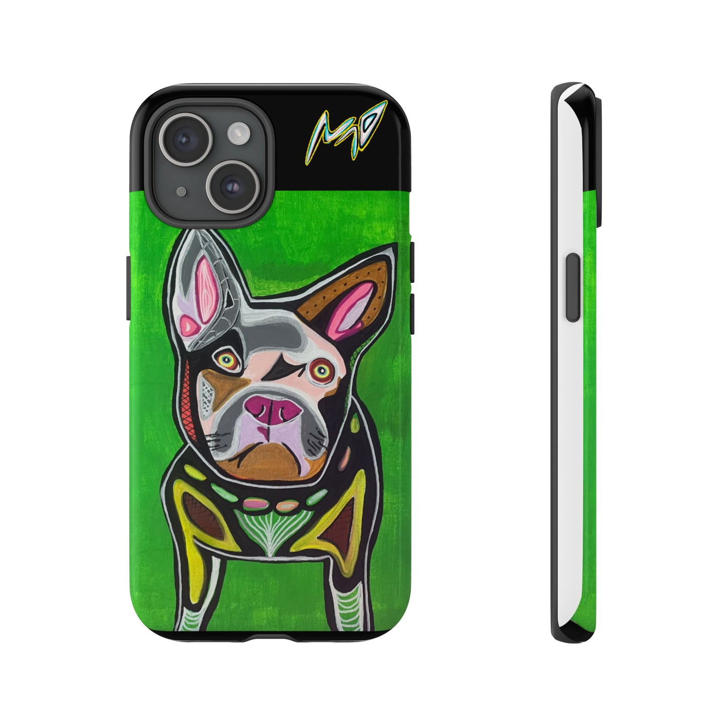 FRENCHIE  Art Phone Case – Colorful Pop Dog iPhone Cover