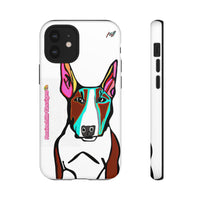 MR Bull Terrier Phone Case — Colorful Pop Art Tough Cases for Dog Lovers