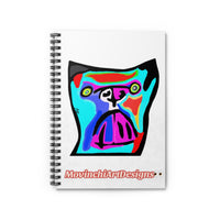 MONET  Bulldog Spiral Notebook — MovinchiArtDesigns Ruled Journal